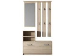 Vestiaire D’entrée / Meuble D’entrée - Chêne Sonoma, 85 Cm - YESFIR -Electroménager Soldes dressing et vestiaire 14111473