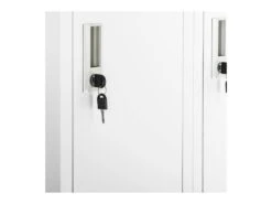 Armoire Vestiaire 6 Compartiments 187 Cm Gris Revêtement époxy 14_0005989 -Electroménager Soldes dressing et vestiaire 19903847