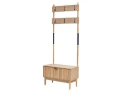 Vestiaire D'entrée En Bois Massif