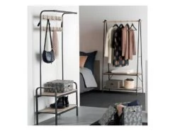 Vestiaire Entrée Jano 5five - Naturel -Electroménager Soldes dressing et vestiaire 22959243