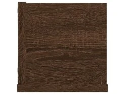 Étagère Murale à CD Chêne Marron 100x18x18 Cm Bois D'ingénierie -Electroménager Soldes etagere 20101993