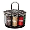 Carrousel à épices Pots En Verre 8 Pots -Electroménager Soldes materiel et ustensile de cuisine 12716513