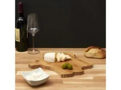 Planche à Fromages En Bambou Forme France -Electroménager Soldes materiel et ustensile de cuisine 13449275