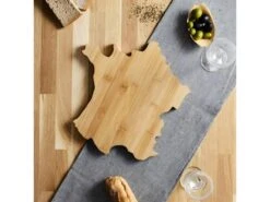 Planche à Fromages En Bambou Forme France -Electroménager Soldes materiel et ustensile de cuisine 13449277