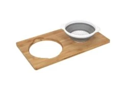 Planche à Découper En Bambou Avec Passoire Intégrée -Electroménager Soldes materiel et ustensile de cuisine 13473243