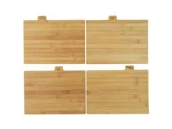 Lot De 4 Planches à Découper "Socle" 29cm Naturel -Electroménager Soldes materiel et ustensile de cuisine 13580437