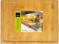 Planche à Découper Bambou "Rebord" 45cm Naturel -Electroménager Soldes materiel et ustensile de cuisine 13580691