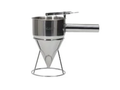 Verseur De Pâte à Piston "Inox" 1,2L Argent