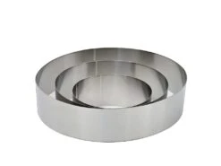 Lot De 3 Cadres à Pâtisserie "Ronds" 20cm Argent -Electroménager Soldes materiel et ustensile de cuisine 17783805