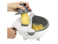 Passoire Multifonction "Coupe Légume" 28cm Gris -Electroménager Soldes materiel et ustensile de cuisine 19083443