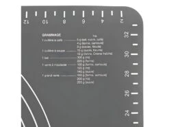 Tapis De Mesure "Silicone" 35x49cm Gris -Electroménager Soldes materiel et ustensile de cuisine 19084101