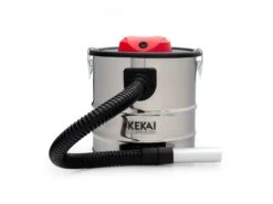 Aspirateur | Souffleur à Cendres Léger 18L Kekai Trajano 1200W Filtre HEPA Lavable En Acier Couleur Métal
