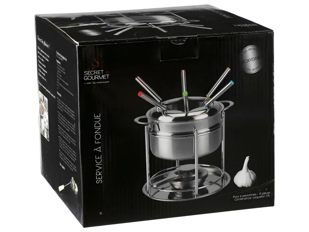 Service Inox à Fondue 6 Personnes 5 Service Inox à Fondue 6 Personnes – Image 3