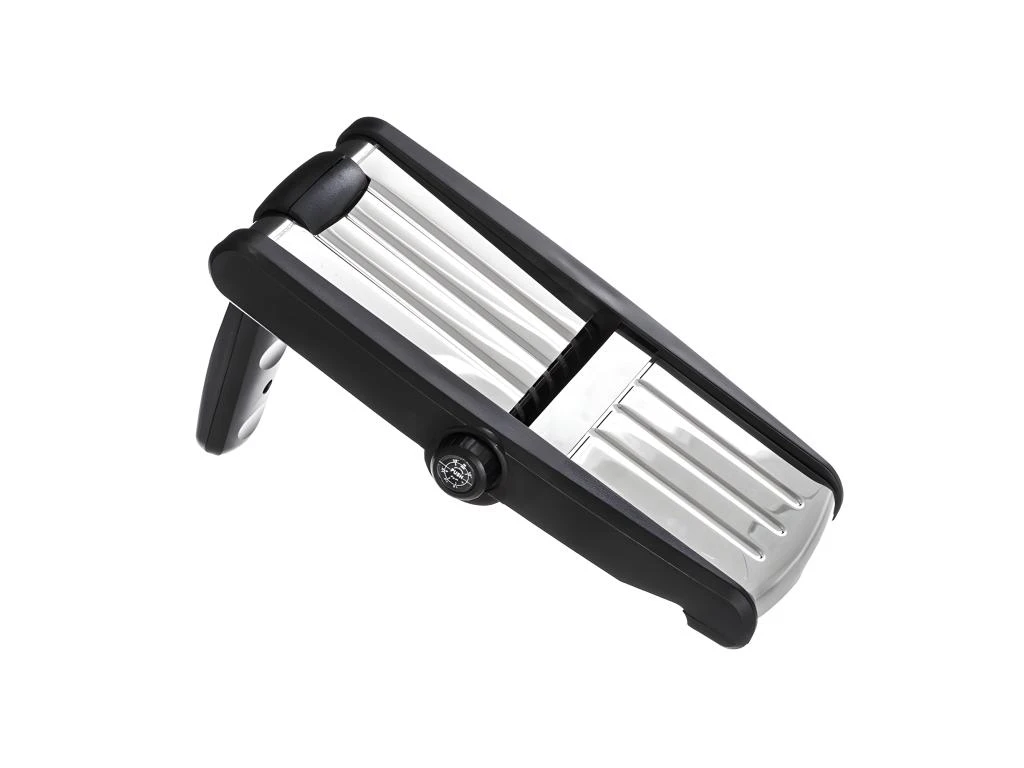 Mandoline Avec Poignée Ajustable "3 Lames" 24cm Noir 3 Mandoline Avec Poignée Ajustable "3 Lames" 24cm Noir