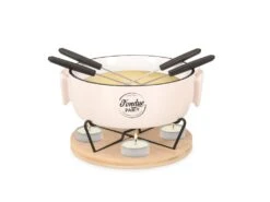 Service à Fondue à La Bougie 4 Personnes -Electroménager Soldes materiel et ustensile de cuisine 22458735