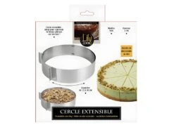 Cercle De Pâtisserie "Extensible" 15-30cm Argent -Electroménager Soldes materiel et ustensile de cuisine 23002165