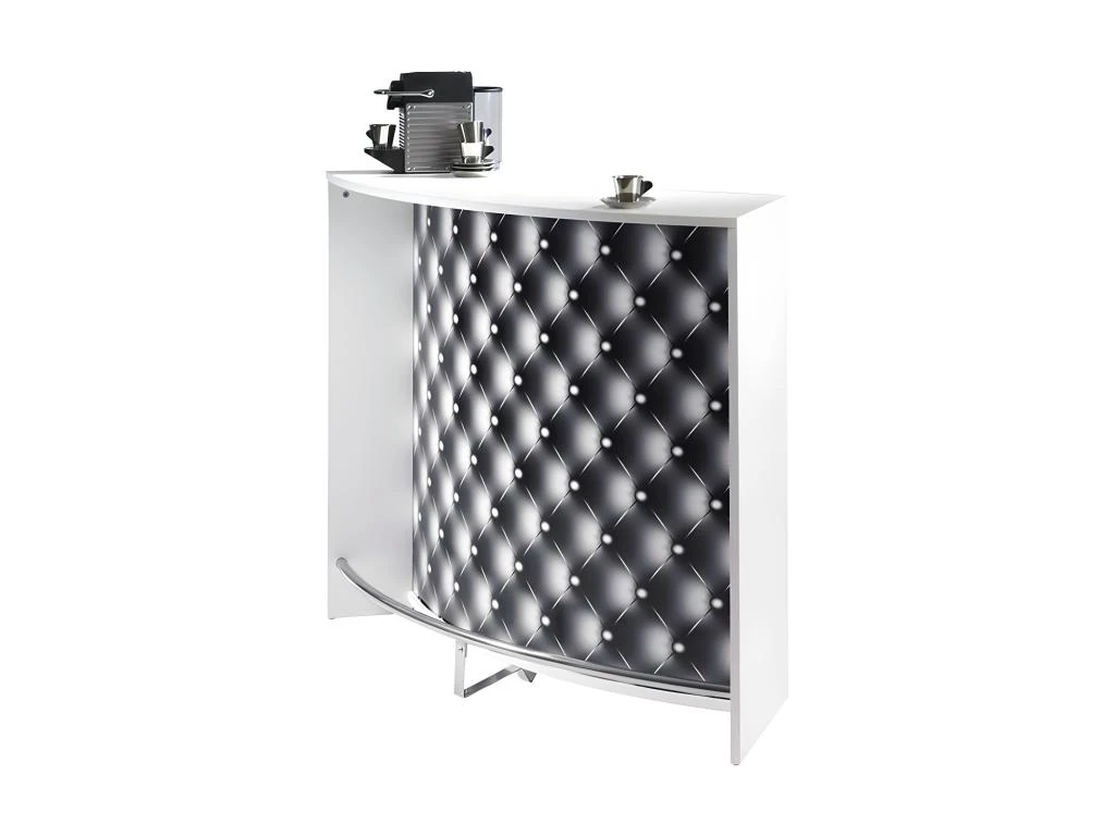 Grand Comptoir De Bar Blanc - DAEMAR N°2 4 Grand Comptoir De Bar Blanc - DAEMAR N°2 – Image 2