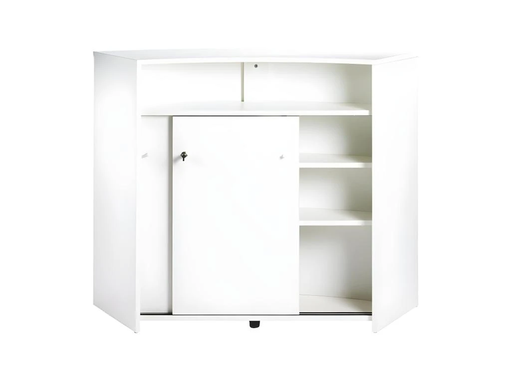 Grand Comptoir De Bar Blanc - DAEMAR N°2 5 Grand Comptoir De Bar Blanc - DAEMAR N°2 – Image 3