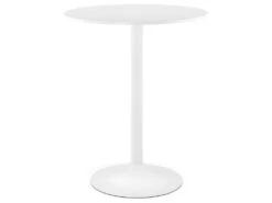 Table De Bar "Maracay" 90cm Blanc