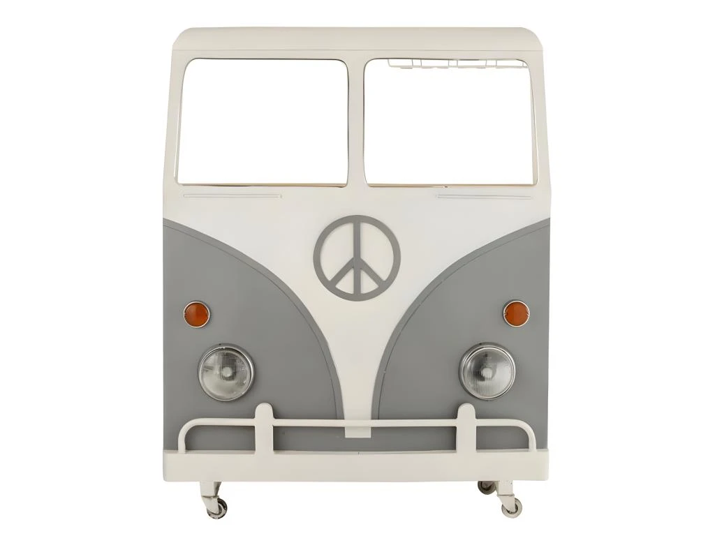 Table De Bar Design à Led "Auto" 175cm Blanc & Gris 4 Table De Bar Design à Led "Auto" 175cm Blanc & Gris – Image 2