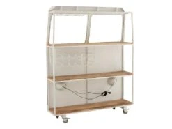 Table De Bar Design à Led "Auto" 175cm Blanc & Gris 10 Table De Bar Design à Led "Auto" 175cm Blanc & Gris -Electroménager Soldes meuble de bar 14114569