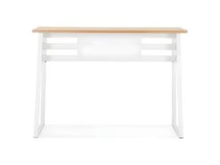 Table De Bar Scandinave "Javier" 150cm Blanc -Electroménager Soldes meuble de bar 14114651