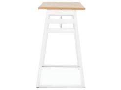 Table De Bar Scandinave "Javier" 150cm Blanc -Electroménager Soldes meuble de bar 14114653