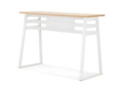 Table De Bar Scandinave "Javier" 150cm Blanc -Electroménager Soldes meuble de bar 14114655