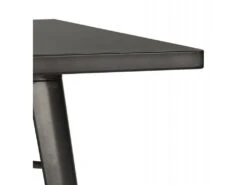 Table De Bar Vintage "Rudano" 105cm Gris Foncé -Electroménager Soldes meuble de bar 14114741