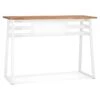 Table De Bar En Bois Design "Javier" 150cm Blanc 1 Table De Bar En Bois Design "Javier" 150cm Blanc -Electroménager Soldes meuble de bar 14115007