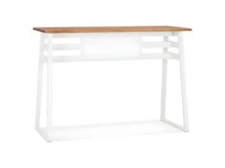 Table De Bar En Bois Design "Javier" 150cm Blanc