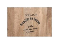 Comptoir De Bar Vintage "Bouvet" 120cm Naturel -Electroménager Soldes meuble de bar 14115051