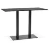 Table De Bar Design "Vitorino" 160cm Noir