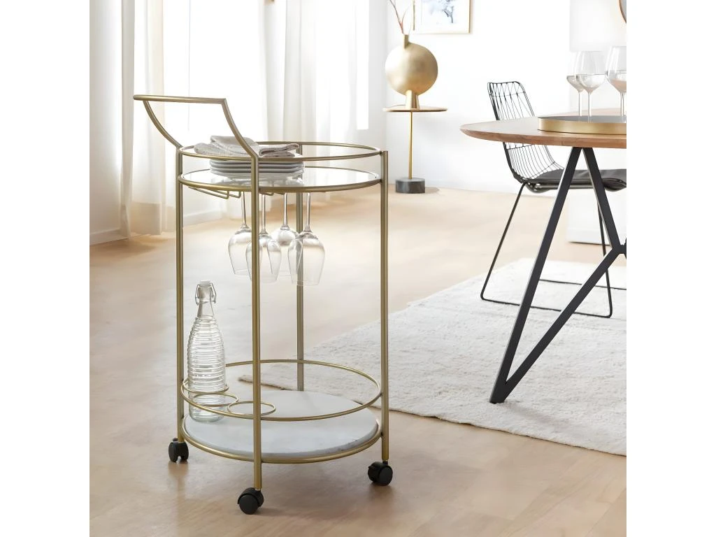 Desserte En Métal Doré Rachel 3 Desserte En Métal Doré Rachel