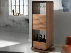 Meuble Bar Pivotant De Noyer 3115 ANGEL CERDA -Electroménager Soldes meuble de bar 18429373