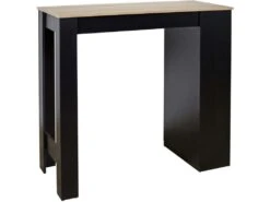 Table Bar Avec étagères Intégrées Cheers -Electroménager Soldes meuble de bar 19149815