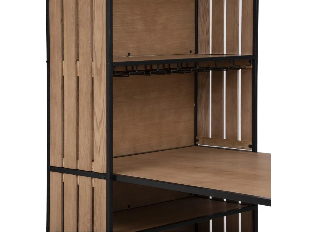 Table Bar Avec Buffet Bakos 153x80cm Beige - ATMOSPHERA 4 Table Bar Avec Buffet Bakos 153x80cm Beige - ATMOSPHERA – Image 2