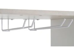 Meuble De Bar - Multifonctionnel - 2 Portes Et Niches - Blanc -Electroménager Soldes meuble de bar 22040521