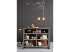 Prip Buffet De Bar Avec 6 Tablettes De Rangement, Style Vieux Bois, Finition Matera. 11 Prip Buffet De Bar Avec 6 Tablettes De Rangement, Style Vieux Bois, Finition Matera. -Electroménager Soldes meuble de bar 22204537