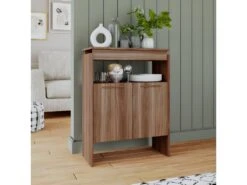 Comptoir BAR 2 Portes 2 Niches Châtaignier FLOAT -Electroménager Soldes meuble de bar 22969791