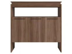 Comptoir BAR 3 Portes 3 Niches Châtaignier FLOAT -Electroménager Soldes meuble de bar 22969813