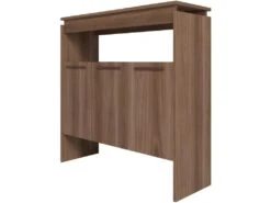 Comptoir BAR 3 Portes 3 Niches Châtaignier FLOAT -Electroménager Soldes meuble de bar 22969815