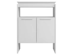 Comptoir BAR 2 Portes 2 Niches Blanc FLOAT -Electroménager Soldes meuble de bar 22992881