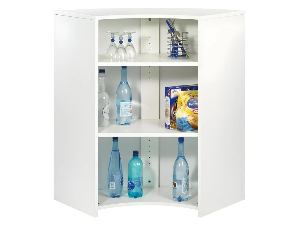 Meuble Bar Comptoir Cuisine Blanc 107 Cm - Coloris: Capitons 911 4 Meuble Bar Comptoir Cuisine Blanc 107 Cm - Coloris: Capitons 911 – Image 2