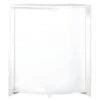 Meuble Comptoir Bar 96 Cm Blanc 3 Niches - Coloris: Blanc