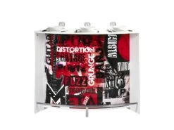 Comptoir D'Acceuil 2 Portes Blanc 135 Cm - Coloris: Rock 451