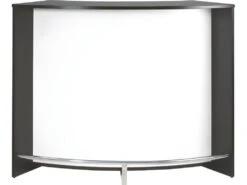 Comptoir D'Accueil 2 Portes Noir 135 Cm - Coloris: Blanc 6 Comptoir D'Accueil 2 Portes Noir 135 Cm - Coloris: Blanc -Electroménager Soldes meuble de bar 9155609