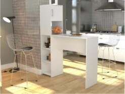 Rangement De Cuisine Et Table Blancs
