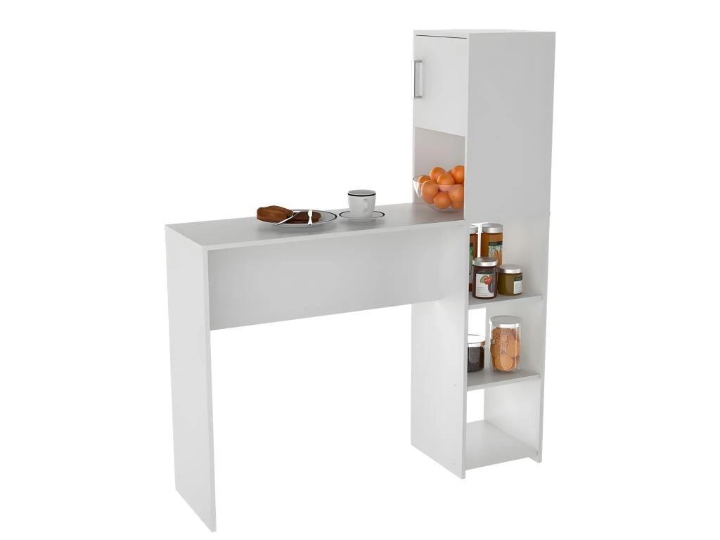 Rangement De Cuisine Et Table Blancs 4 Rangement De Cuisine Et Table Blancs – Image 2