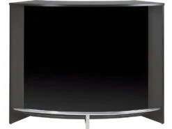 Meuble Bar, Meuble Comptoir Face Noire 135 Cm - Coloris: Noir